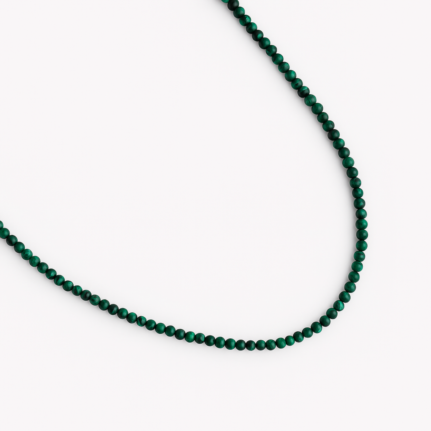 Natural Malachite Beaded Necklaace