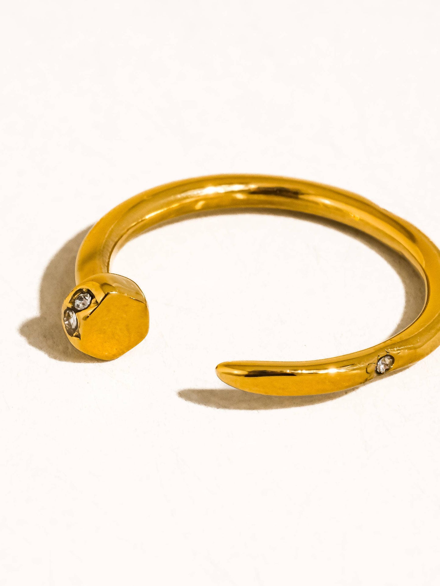 Vexa 18K Gold Nail Ring