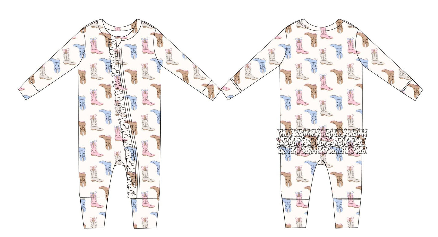Boot Scootin Convertible Romper