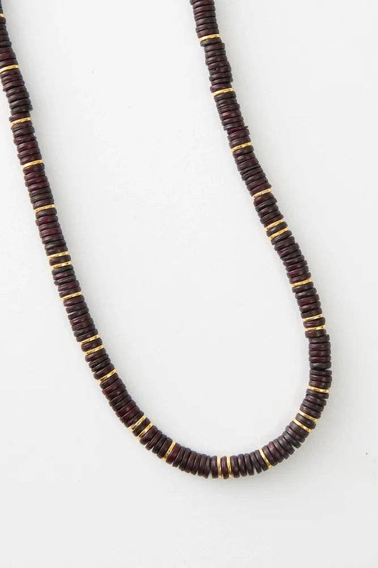 Heishi Necklace: Koko
