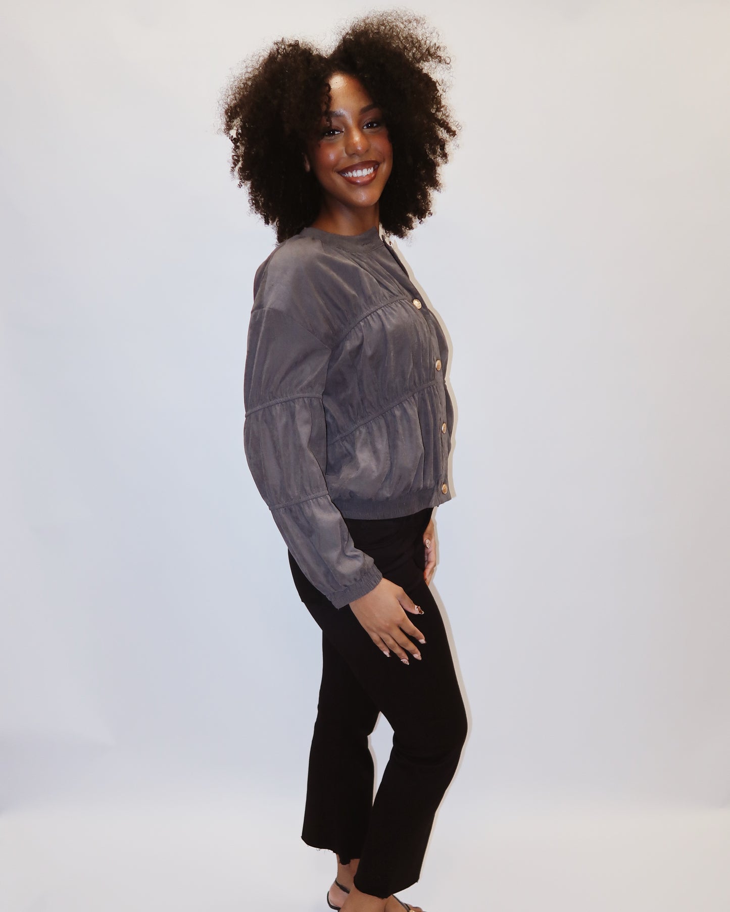 Coco Rushed Blouson Jacket