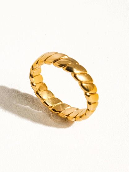 Pierre Braided Stack Ring