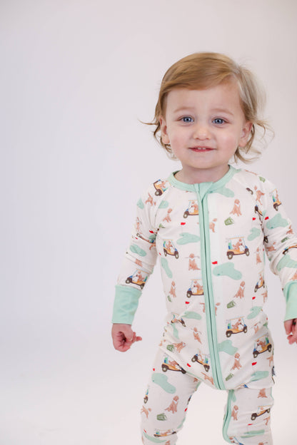 Barks & Birdies Baby Zip PJs