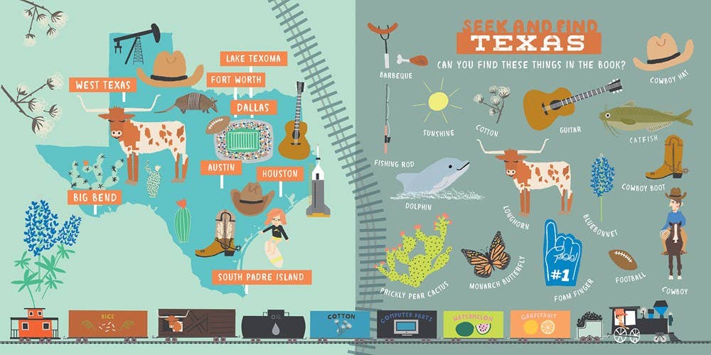 All Aboard! Texas Childrens Book
