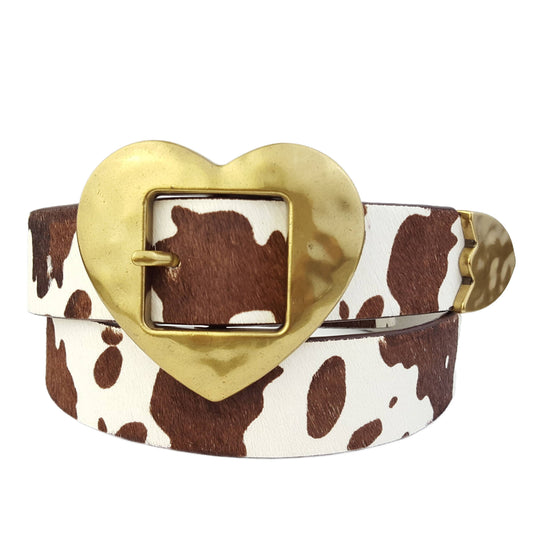 Vintage Cow Heart Buckle