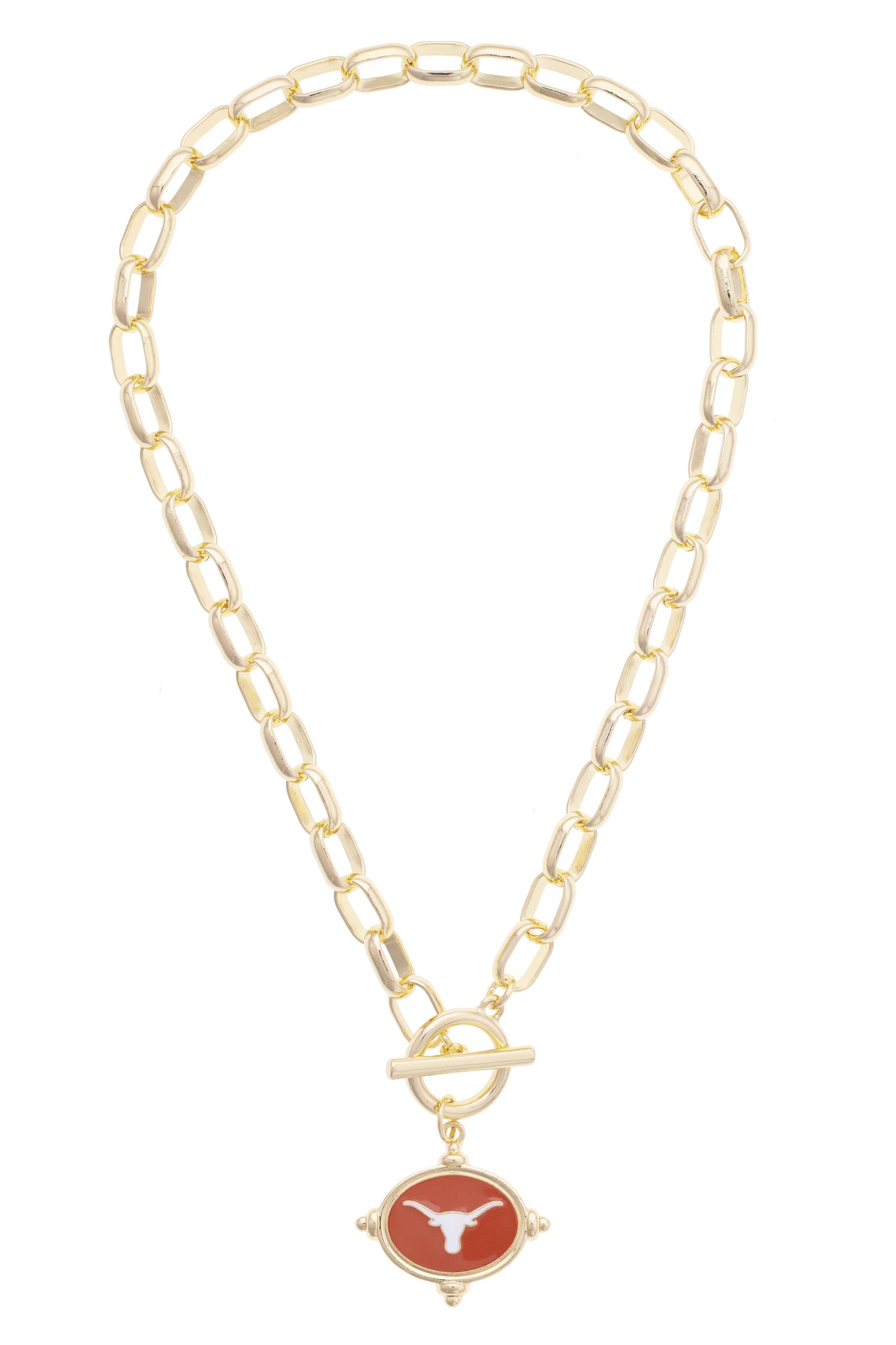 Longhorns Intaglio Necklace