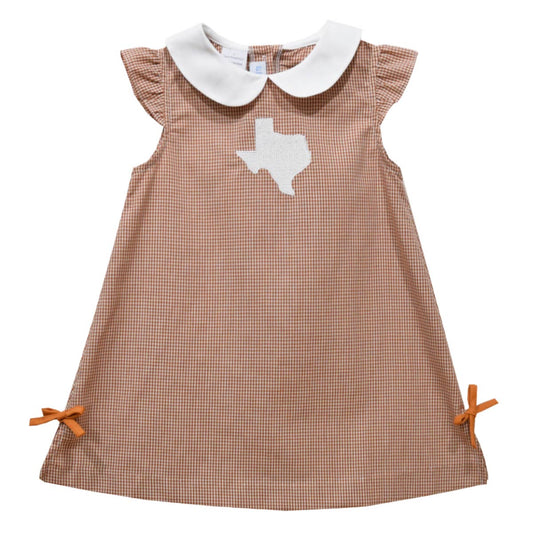 Texas Gingham Girls Dress