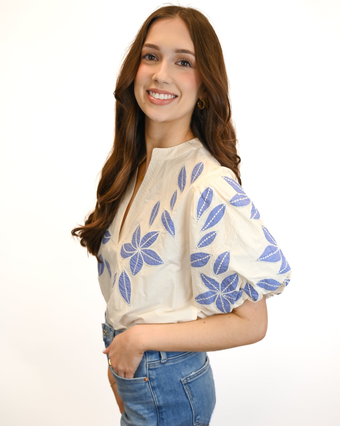 Sophie Embroidered Blouse