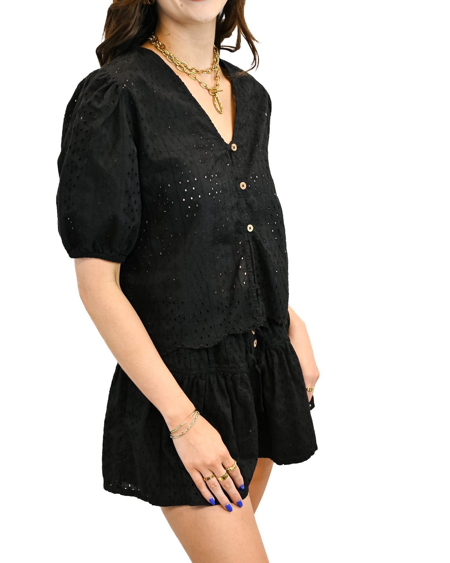 Mirabella Eyelet Blouse