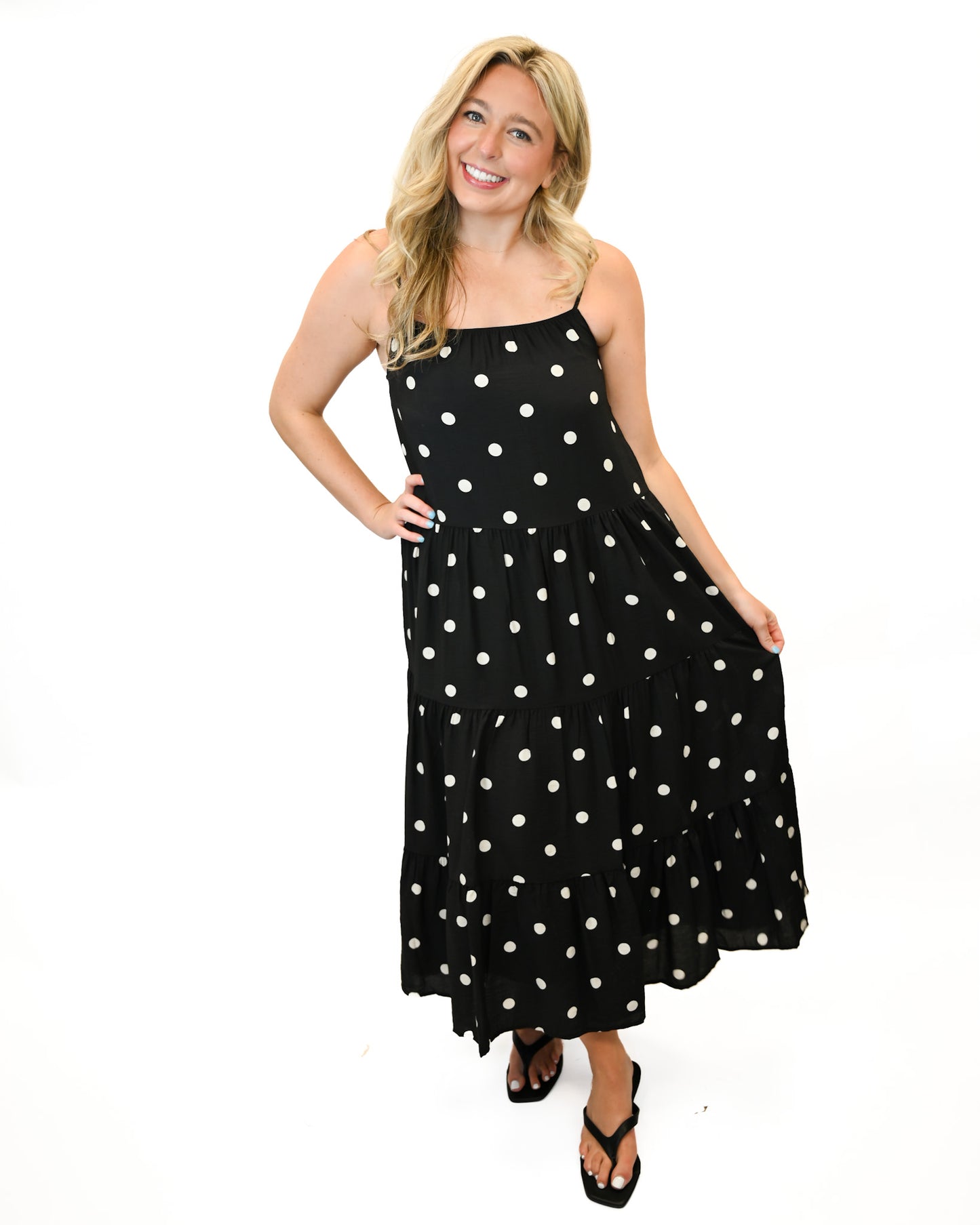 Alina Polka Dot Maxi