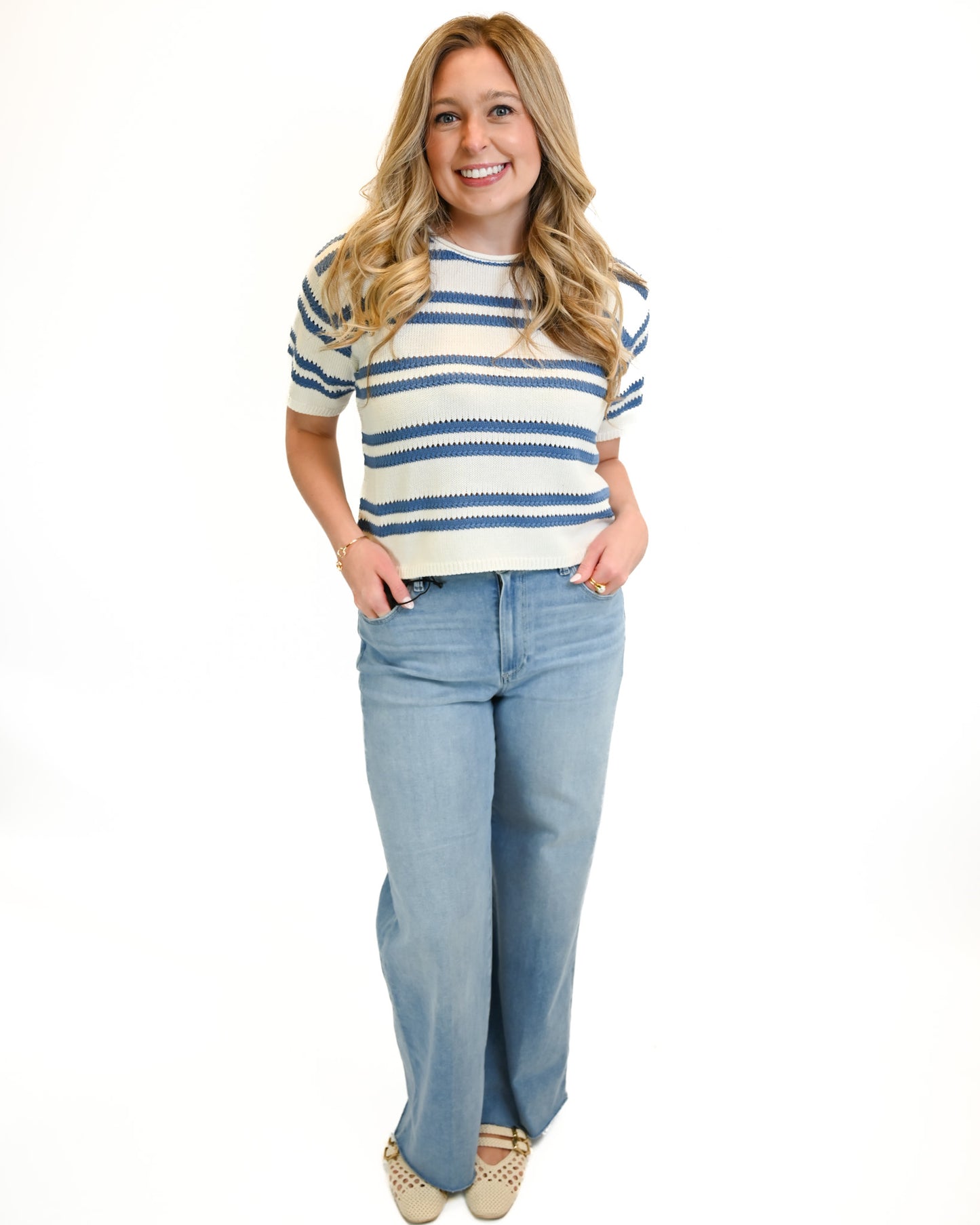 Prado Striped Sweater Tee