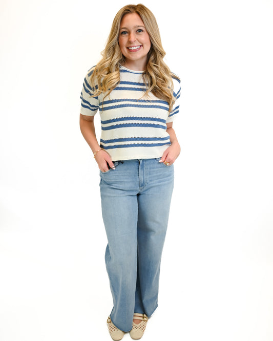 Prado Striped Sweater Tee