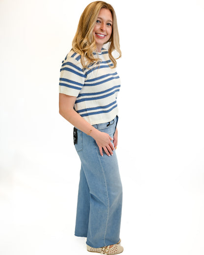 Prado Striped Sweater Tee