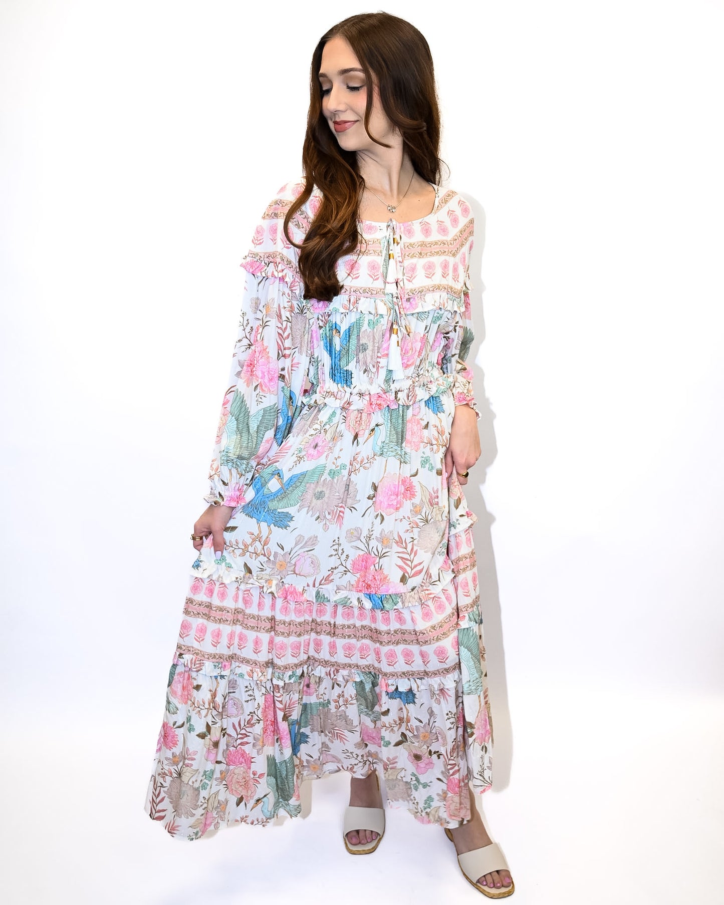 Tressa Bordeaux Maxi Dress