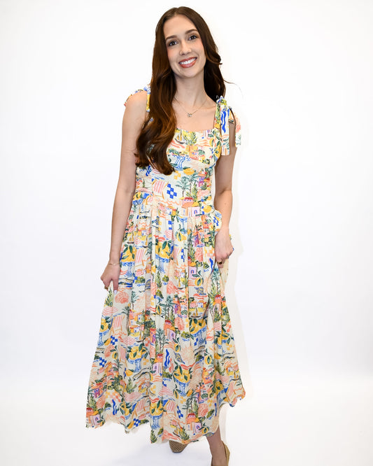Clara Paradise Midi Dress