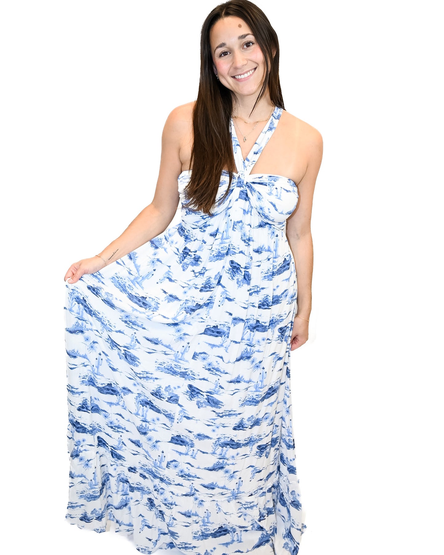 Coastal Cowgirl Maxi Dress