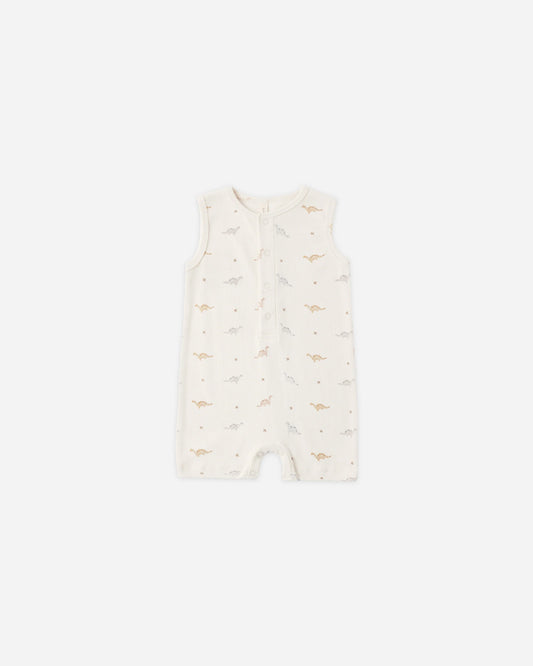 Ribbed Dino Romper