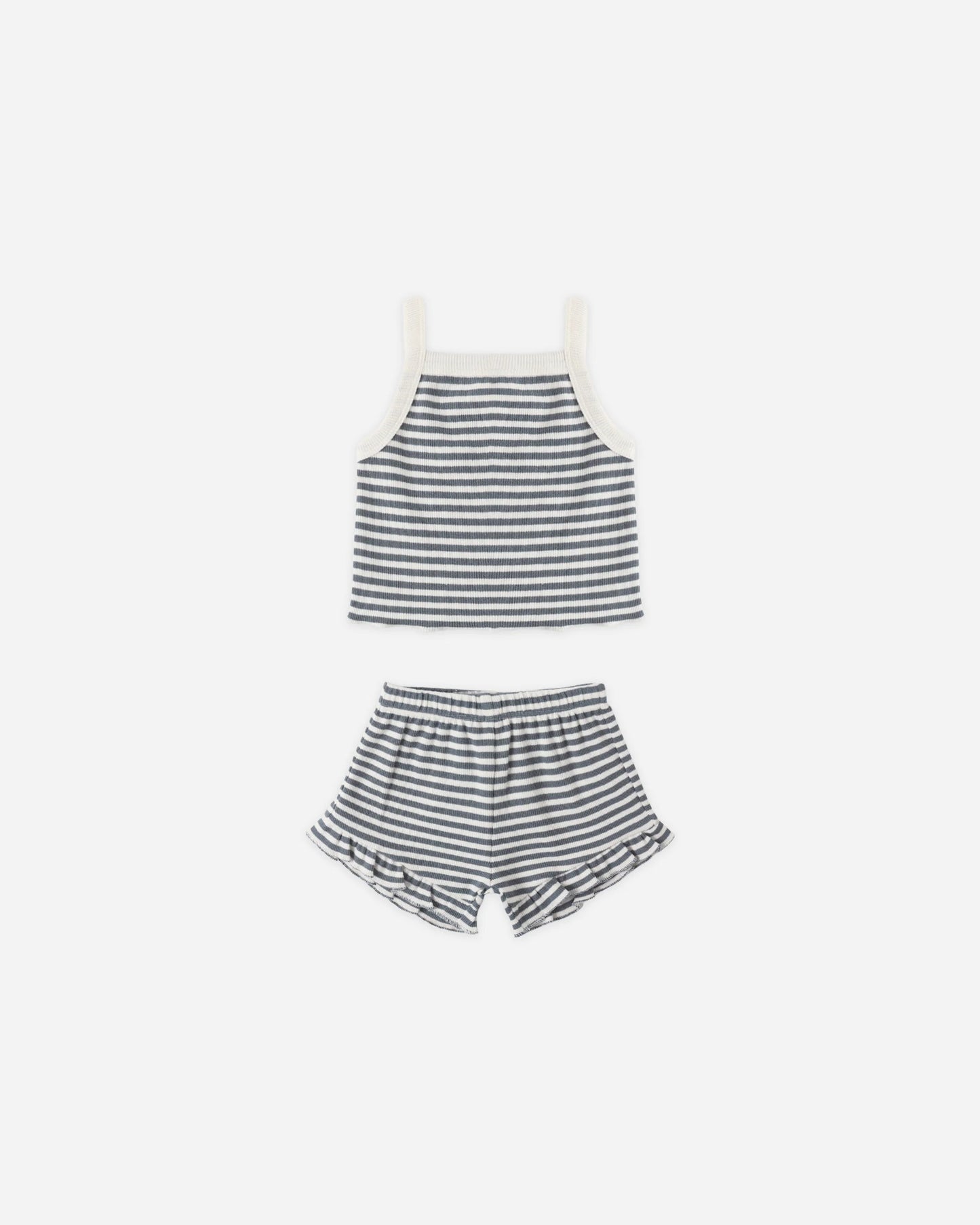 Evie Striped Shortie Set