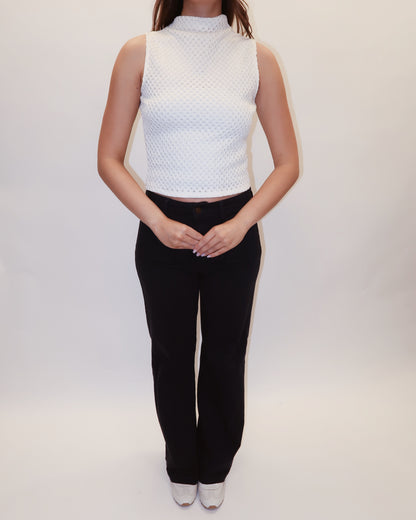 Carrie Mock Neck Tank