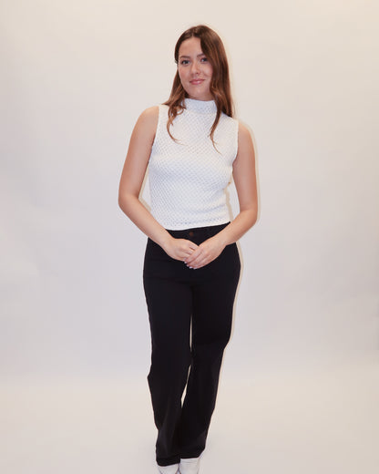 Carrie Mock Neck Tank