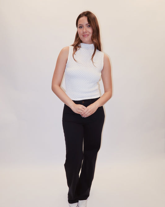 Carrie Mock Neck Tank