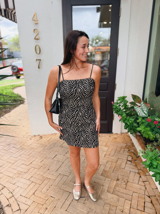 Belli Zebra Mini Dress