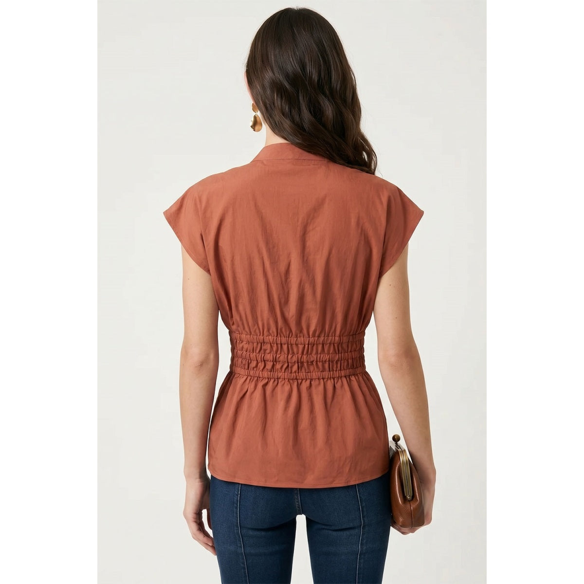 Trena Grommet Blouse