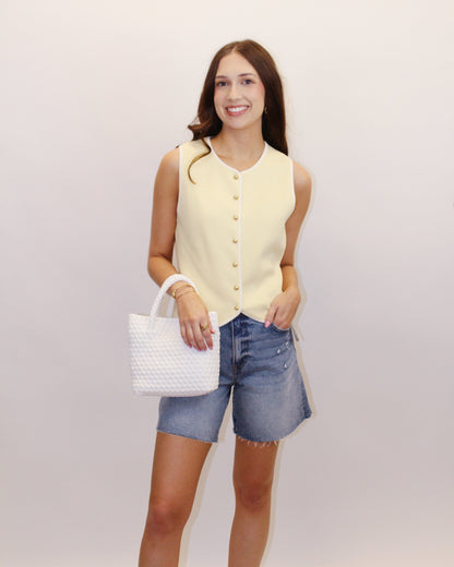Marcella Butter Yellow Vest