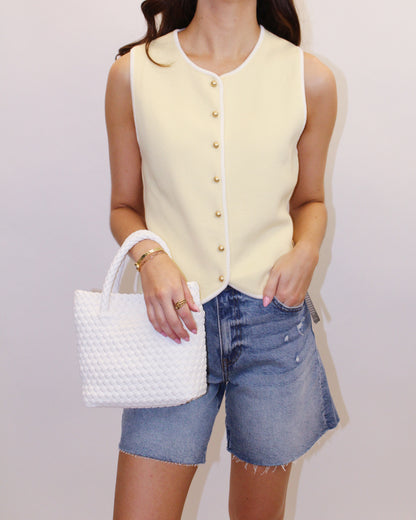 Marcella Butter Yellow Vest