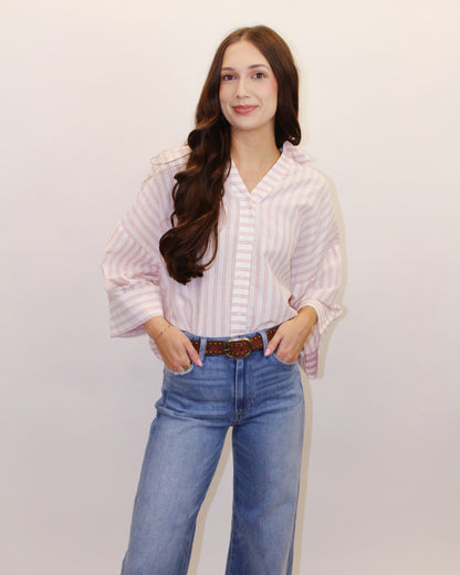 Leo Striped Button Down