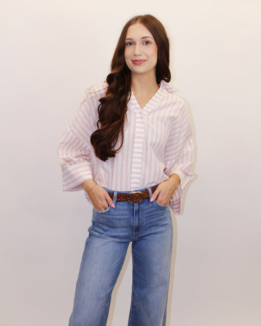 Leo Striped Button Down