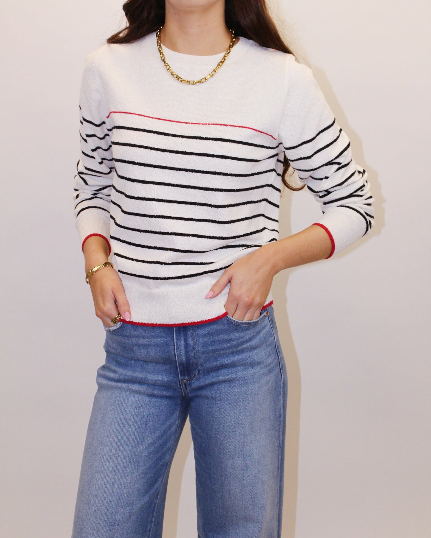 Evelyn Striped Sweater