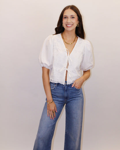 Yazmena Embroidered Blouse