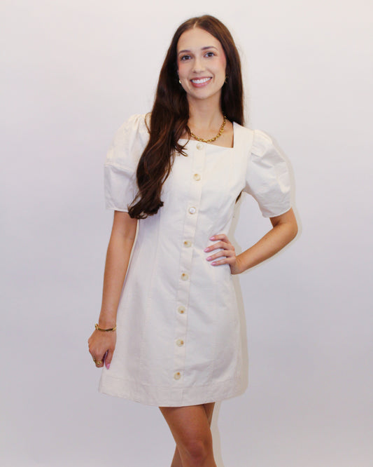 Ella Puff Sleeve Mini Dress
