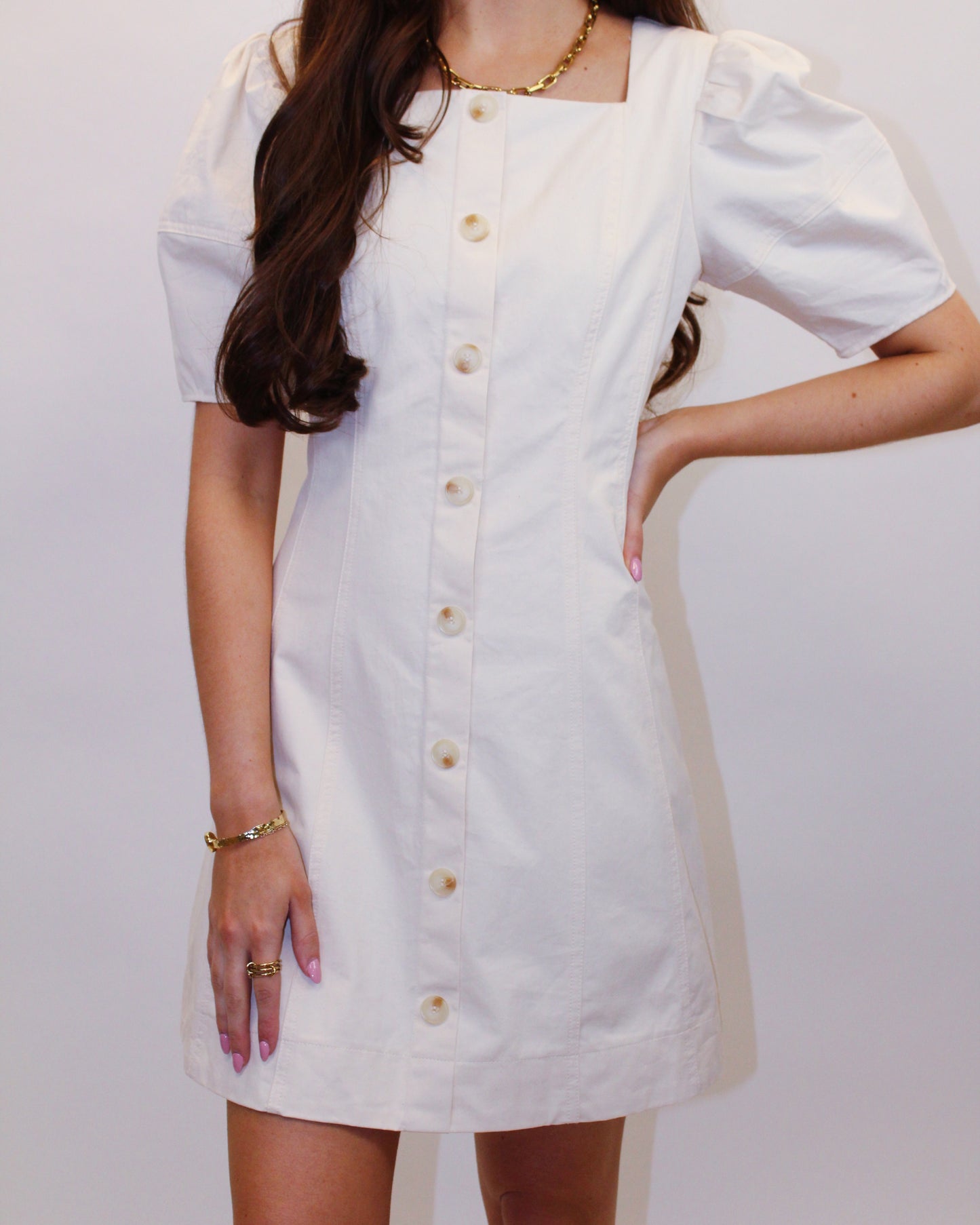 Ella Puff Sleeve Mini Dress