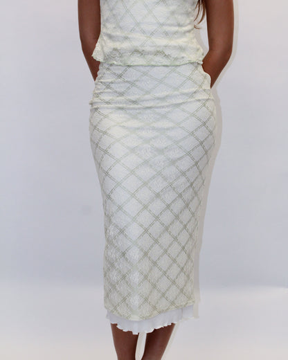 Norelle Lace Midi Skirt