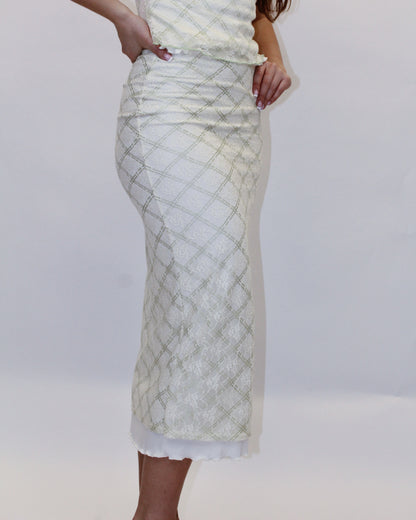 Norelle Lace Midi Skirt