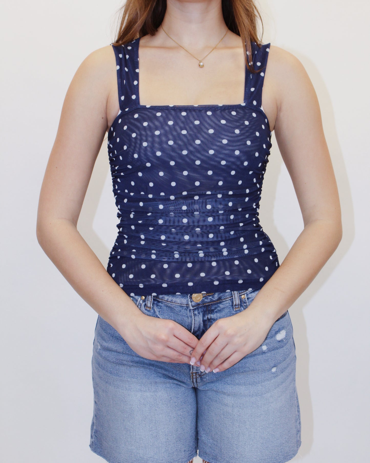 RORRY POLKA DOT KNIT TOP