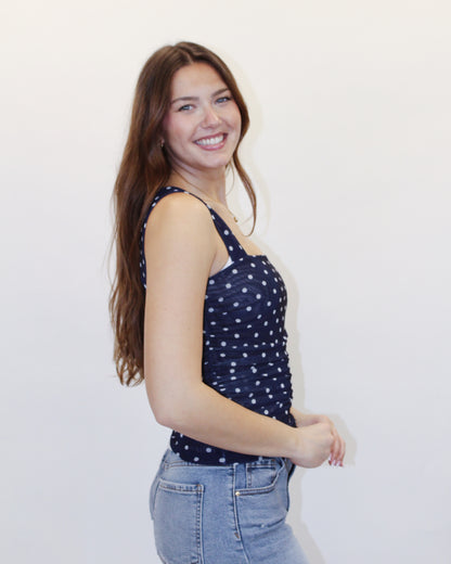 RORRY POLKA DOT KNIT TOP