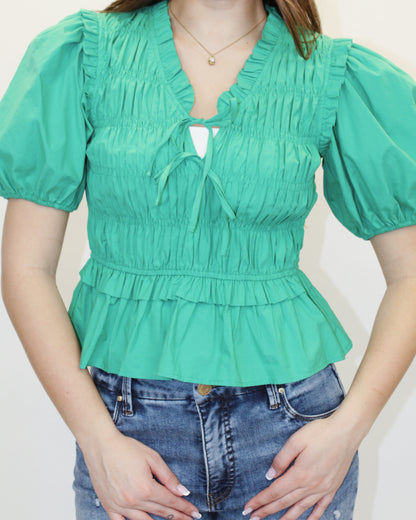 Shenna Smocked Blouse