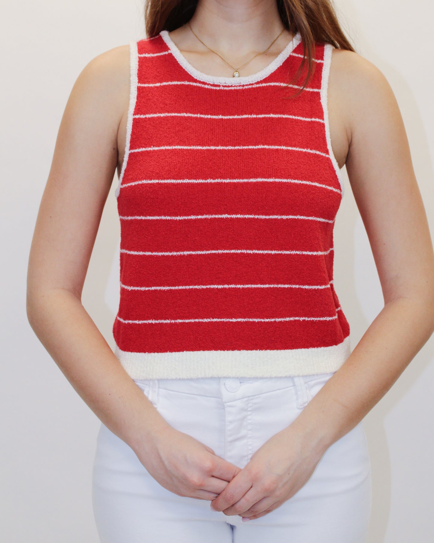 Ella Striped Sweater Tank