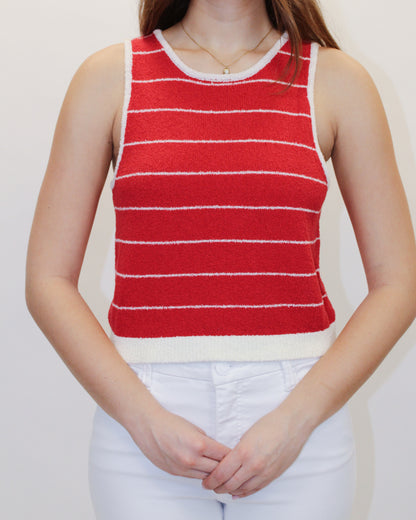 Ella Striped Sweater Tank
