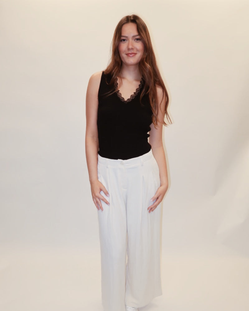 Hope Black Lace Tank