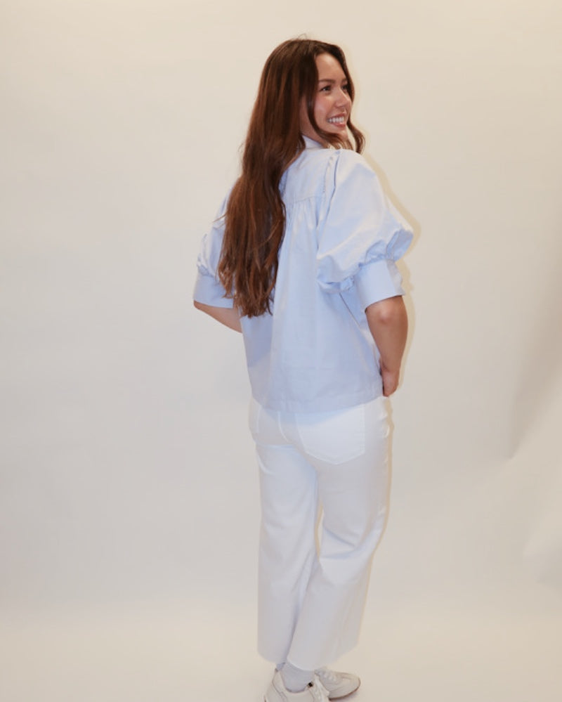 Joelyn Puff Sleeve Blouse