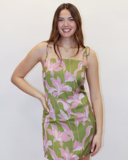 Flora Tropical Mini Dress