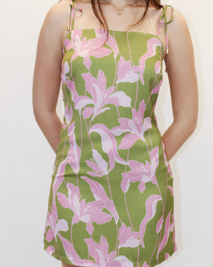 Flora Tropical Mini Dress