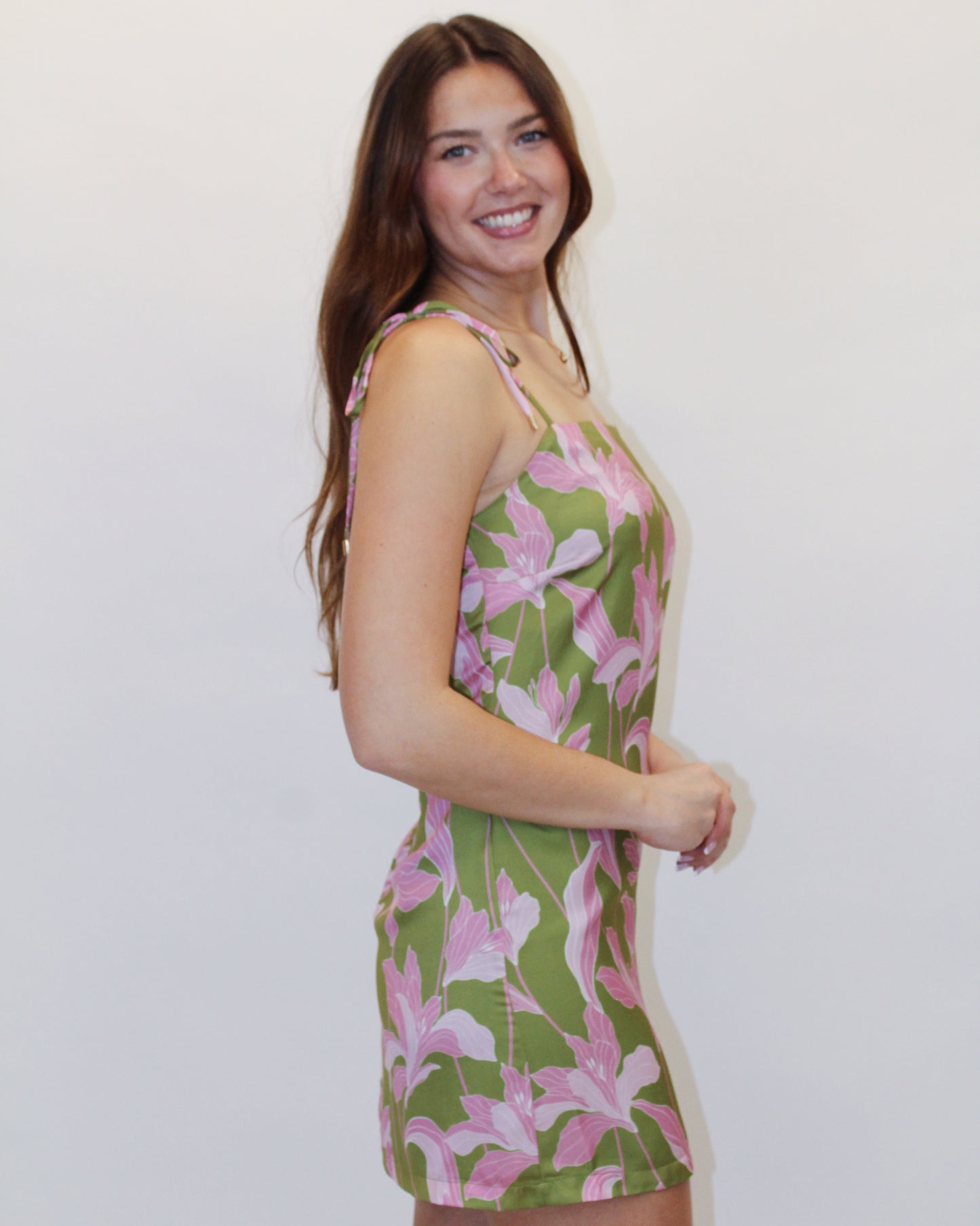 Flora Tropical Mini Dress