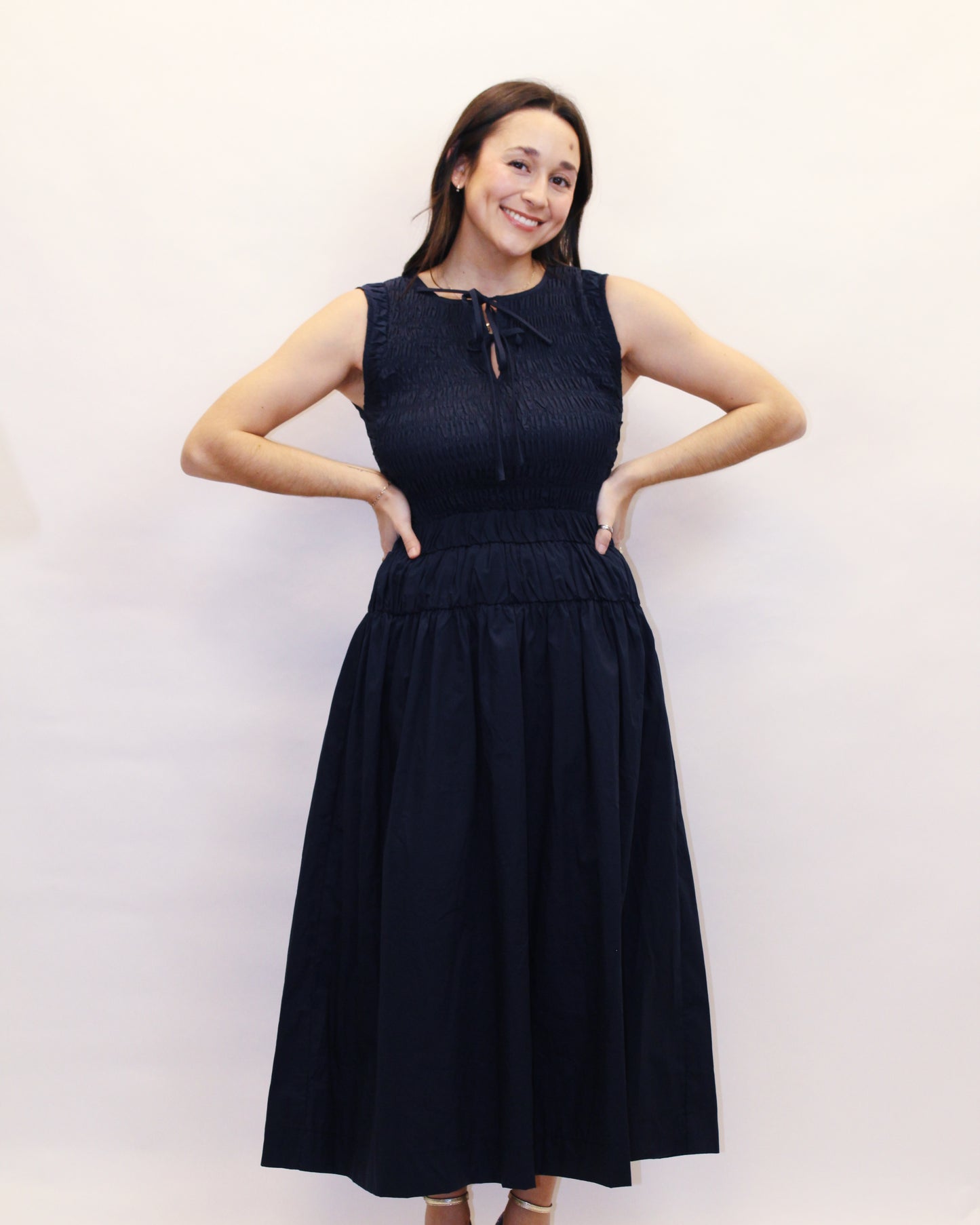 Sherri Smocked Midi Dress