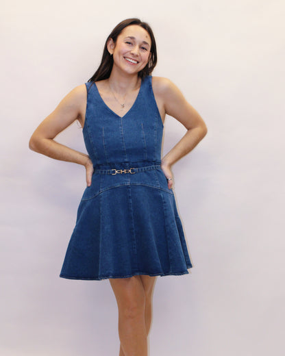 Lola Denim Mini Dress