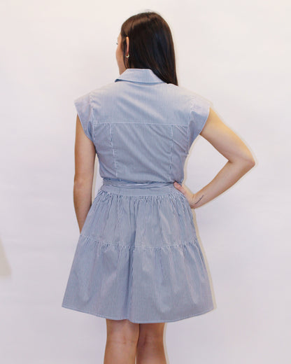 Marianne Striped Mini Dress